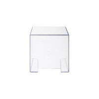 Пластиковая подставка для бумажного блока Classic BRAUBERG, 90x90x90 мм, прозрачная 20 шт 238092