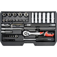 Набор инструментов YATO 1/4'' 42пр. XS YT-14481 371414481 092 1