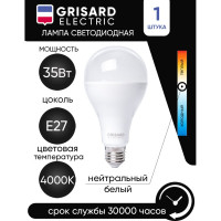 Светодиодная лампа Grisard Electric шар A80 E27 35Вт 4000K GRE-002-0113(1)