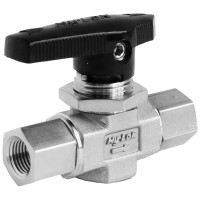Шаровой кран Hy-Lok 102 серии, проходной, NPT 1/8" внутр. - NPT 1/8" внутр HB1-F-2N