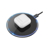 Беспроводное зарядное устройство Hoco cw6 pro easy 15w, 1м (черный) 0L-00058416