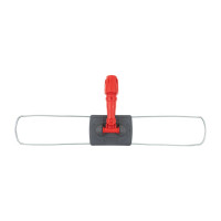 Металлический держатель-рамка  для плоских мопов с карманами Uctem-Plas 80 см красный NT183-R