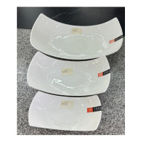 Салатник Homium Ceramics, белый, прямоугольный ceramic365