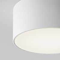 Потолочный светильник MAYTONI outdoor zon ip led 15w алюминий и пластик белый O430CL-L15W4K