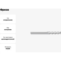 Фреза AL-2EL-D16.0 YK30F ZCC-CT 00001207492
