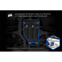 Защита бокового пыльника Rival Chery Tiggo 4/7/7 Pro/7 Pro Max/8/8 Pro/8 Pro Max/Exeed LX 111.0925.1