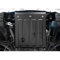 Защита картера и КПП Rival Exeed TXL АКПП 4WD 2020-, сталь 1.5 мм, с крепежом, 111.0927.1