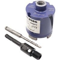 Коронка алмазная по бетону Hilberg 72 мм Laser Magnet Hмм72 HMM72
