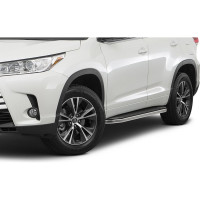 Пороги "Premium" Rival для Toyota Highlander U50 2013-2020, 180 см, 2 шт., алюминий, A180ALP.5706.1