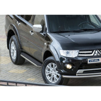 Пороги Rival Premium Mitsubishi Pajero Sport II 2008-2016, 173 см, 2 шт., A173ALP.4003.1