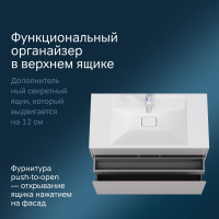 База под раковину AM.PM INSPIRE V2.0 подвесная, 100 см, 3 ящика, push-to-open, M50AFHX1003EGM