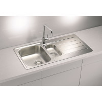 Мойка ALVEUS LINE 10 NAT-90 980х500 мм, 1+1/2 в комплекте с сифоном 1130555 1064281
