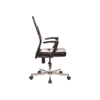 Кресло Easy Chair VBEChair-225 DSL PTW кожзам, черный, сетка черная, хром 979629