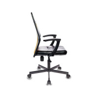 Кресло Easy Chair VBEChair-225 PTW кожзам черный, сетка оранжевая TW38-3 794292