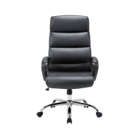 Кресло Easy Chair BNUEСhair-679 TR рециклированная кожа черный, хром 1044979