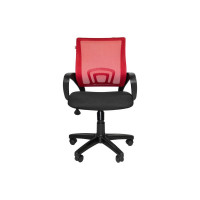 Кресло Easy Chair VTEChair-304 ткань черный TW11/сетка красный, DW69 пластик 381457