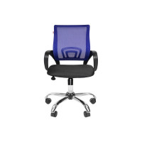 Кресло Easy Chair VTEChair-304 TC Net ткань черный/сетка синий, хром 941223