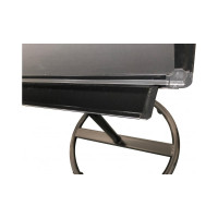 Магнитно-меловой флипчарт на роликах Attache черный, 100x70 см 827606