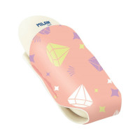 Каучуковый ластик 24 шт в упаковке Milan Pastel Sugar Diamond в чехле CMMSD1012 1139546