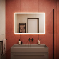 Зеркало для ванной комнаты Sancos Palace 900x700 с подсветкой, арт. PA900