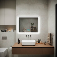 Зеркало для ванной комнаты Sancos City 2.0 900x700 c подсветкой, арт. CI2.900