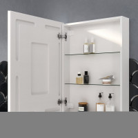 Зеркальный шкаф для ванной комнаты Sancos Cube 600x140x800 с подсветкой, арт. CU600