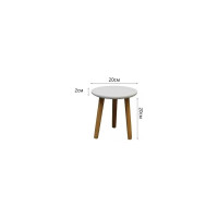 Подставка под цветы ZDK Homium Flower 20 см standwood02