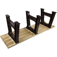 Скамейка ЗПИ Альтернатива 120x40x42 мм, бежево-коричневый М4910