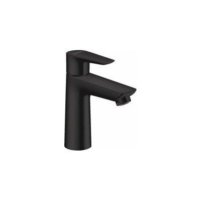 Смеситель для раковины Hansgrohe Talis e 110 без донного клапана матовый черный 71712670 82198