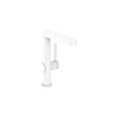 Смеситель для раковины Hansgrohe Finoris 230,push open,матовый белый 76060700 94417