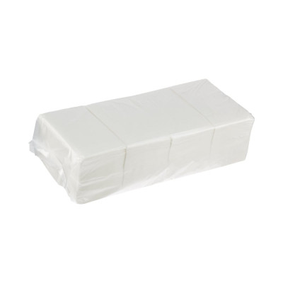 Двухслойные салфетки ООО Комус 33x33 см белые 18 сложений 200 шт 837551