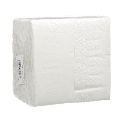 Двухслойные салфетки ООО Комус 33x24 см белые 16 сложений 200 шт 982679