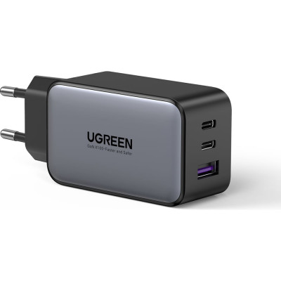 Ugreen Сетевое зарядное устройство USB A +2 USB C 65 W GAN Tech Fast Charger 10335