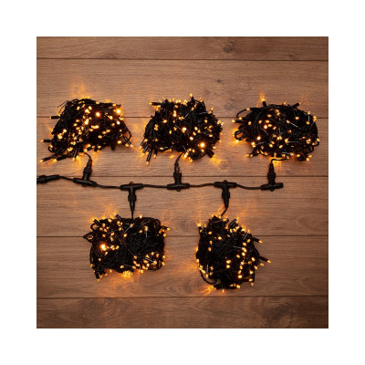 Neon-Night Гирлянда Клип лайт 24В, 5 нитей по 20 м, 665 LED желтый 323-501