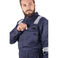 Комбинезон ГК Спецобъединение ПИЛОТ темно-синий, размер 120-124, рост 182-188 Ком 518/120/182