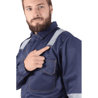 Комбинезон ГК Спецобъединение ПИЛОТ темно-синий, размер 120-124, рост 182-188 Ком 518/120/182