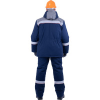 Утеплённый костюм ГК Спецобъединение НАДЫМ темно-синий/серый, р.104-108, рост 182-188 Кос 694/104/182
