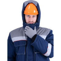 Утеплённый костюм ГК Спецобъединение НАДЫМ темно-синий/серый, р.104-108, рост 182-188 Кос 694/104/182