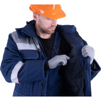 Утеплённый костюм ГК Спецобъединение НАДЫМ темно-синий/серый, р.104-108, рост 182-188 Кос 694/104/182