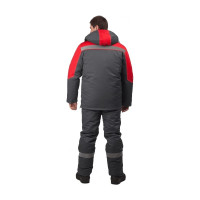 Утепленный костюм ГК Спецобъединение серый-красный, размер 96-100, рост 182-188 Кос 689/ 96/182