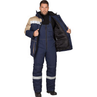 Утепленный костюм ГК Спецобъединение синий-бежевый, размер 104-108, рост 182-188 Кос 1100/104/182