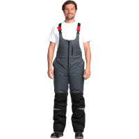 Утепленный костюм ГК Спецобъединение КМ-10 ЛЮКС серый-чёрный-красный, размер 96-100, рост 182-188 Кос 465/ 96/182