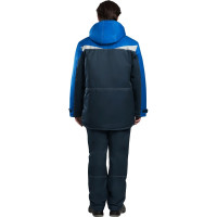 Утепленный костюм ГК Спецобъединение КМ-10 ЛЮКС синий-василек, размер 112-116, рост 170-176 Кос 466/112/170