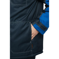 Утепленный костюм ГК Спецобъединение КМ-10 ЛЮКС синий-василек, размер 112-116, рост 170-176 Кос 466/112/170