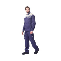 Костюм ГК Спецобъединение ДОКЕР темно-синий/бежевый, р.88-92, рост 170-176 Кос 572/ 88/170