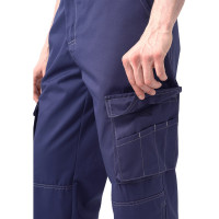 Костюм ГК Спецобъединение ДОКЕР темно-синий/бежевый, р.104-108, рост 182-188 Кос 572/104/182