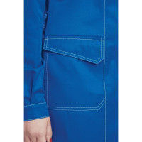 Женский халат ГК Спецобъединение КМ-10 ЛЮКС василёк/темно-синий, р. 96-100, рост 158-164 Хал 547/ 96/158