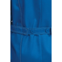 Женский халат ГК Спецобъединение КМ-10 ЛЮКС василёк/темно-синий, р. 96-100, рост 158-164 Хал 547/ 96/158