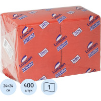 Однослойные бумажные салфетки Luscan Profi Pack 24х24 см красные 400 шт 476879
