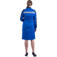 Летний халат ГК Спецобъединение РОУД василек/темно-синий Хал 744/120/170